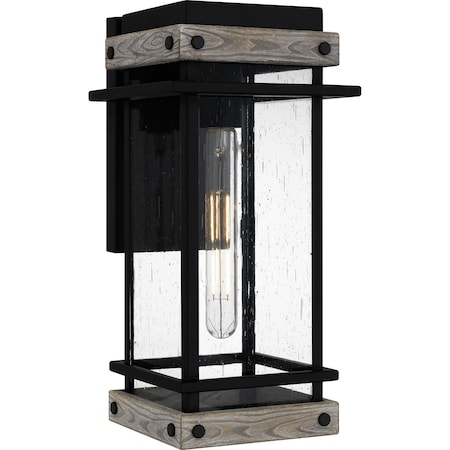 Quoizel Strader Outdoor Wall 1 Light Matte Black SAD8407MBK